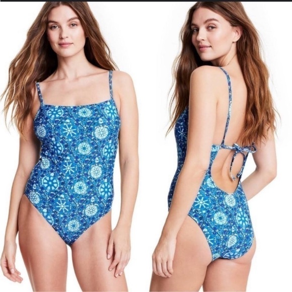 NWT Rhode for Target Zinnia Floral Print Medium Coverage One Piece Swimsuit 2X - Picture 1 of 16
